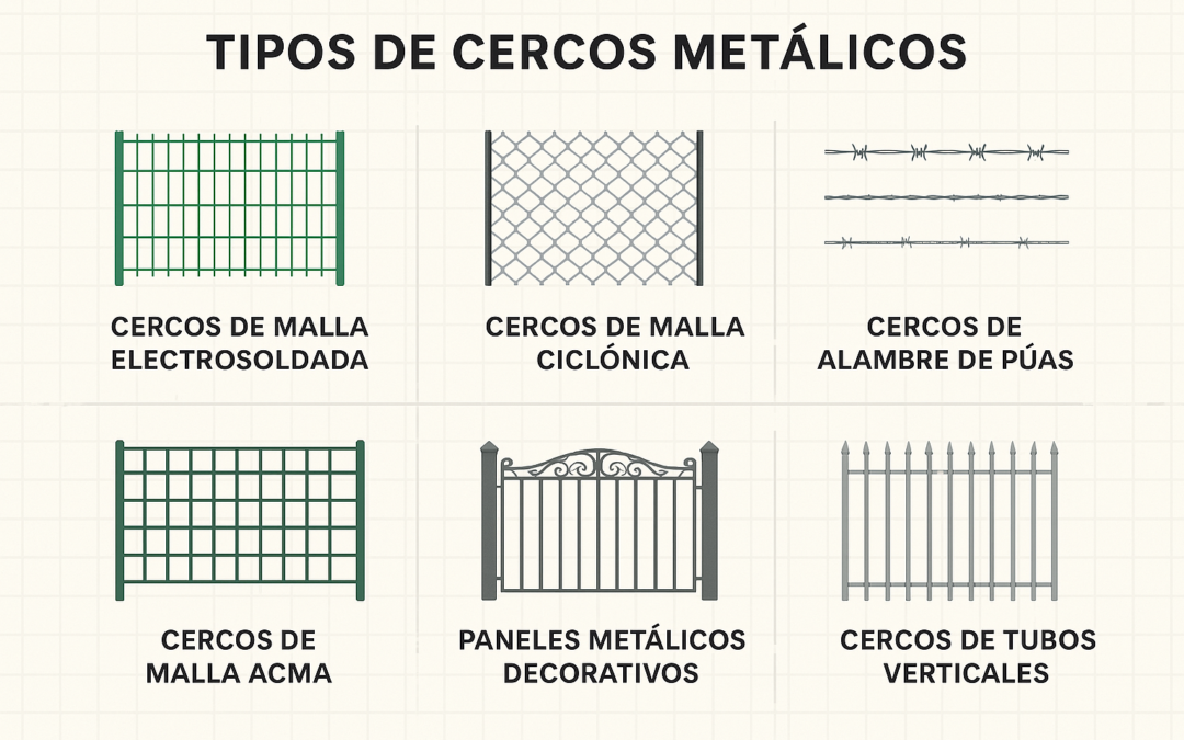 Tipos de Cercos Metálicos
